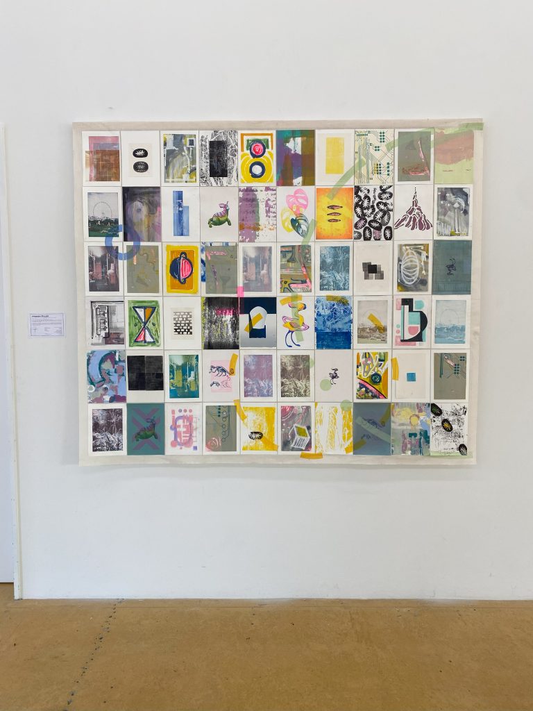 image matrix, left in exhibition Ariane Hügli, Tobias Ryser, Julia Hunziker, Katja Stirnemann
